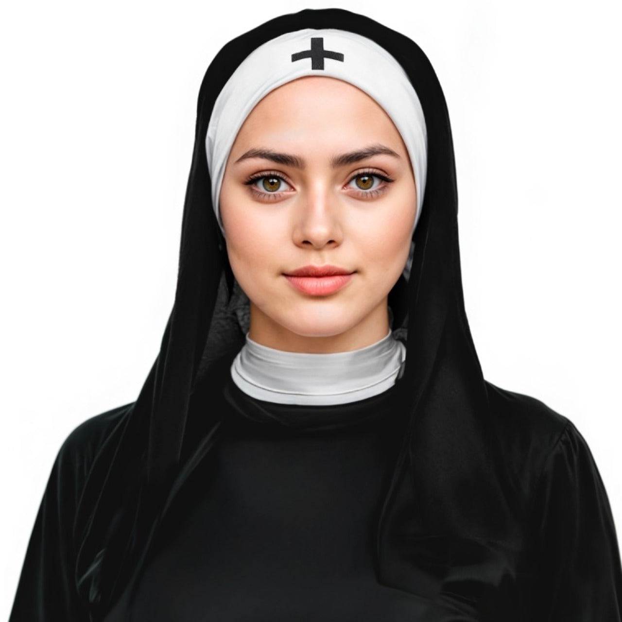 Toucado de Freira com Cruz