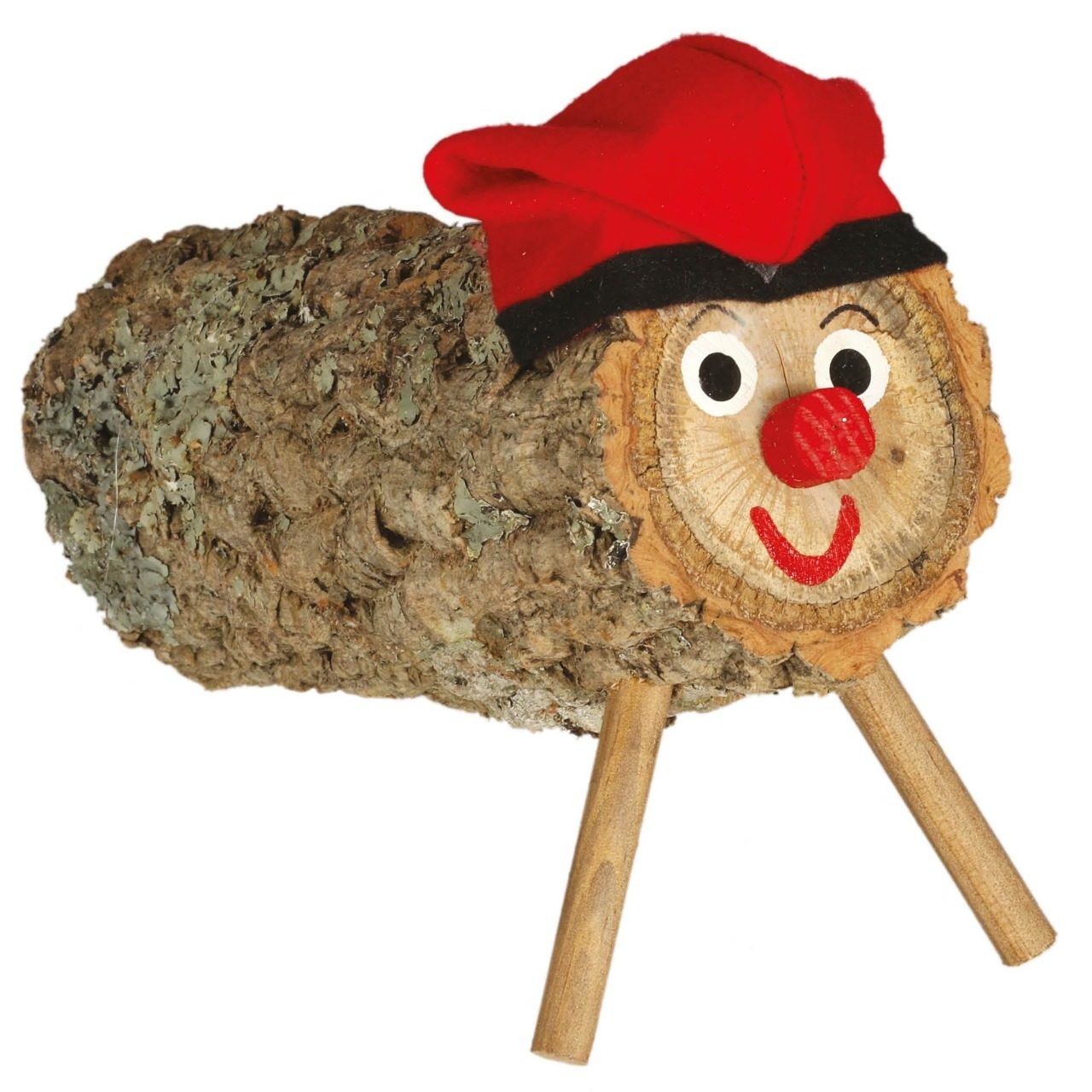 Tronco de Natal Caga Tió de 20 cm