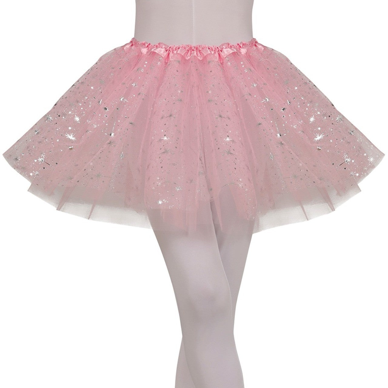 Tutu infantil estrelas rosa