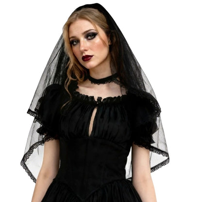 Véu Preto Renda