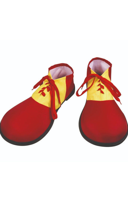 Sapatos de Palhaço Bicolor