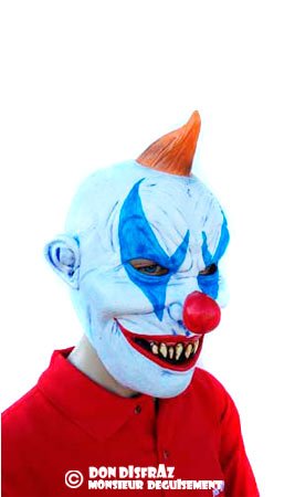 Máscara em latex de Clown Psyco