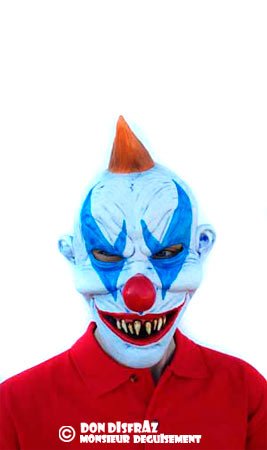 Máscara em latex de Clown Psyco