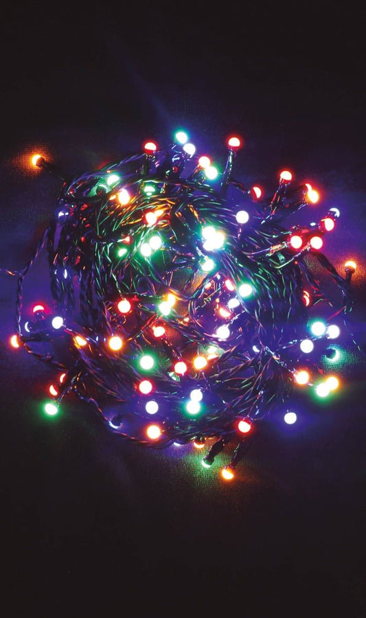 Luzes de Natal 11 m Coloridas 560 Bolas de Led Ext.