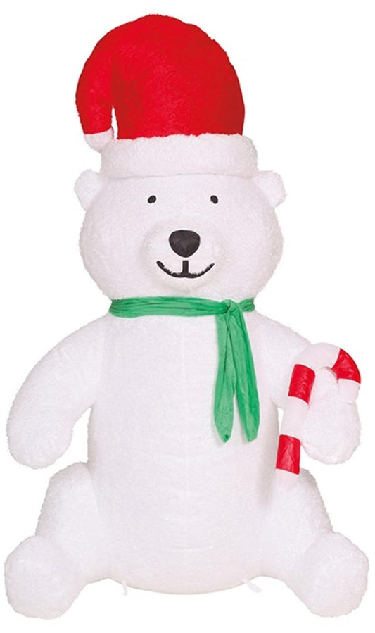 Urso inflável com luz