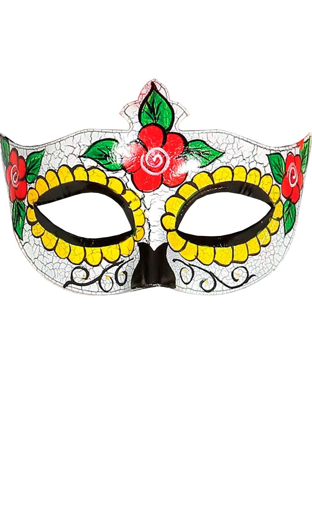 Máscara de Catrina Flores