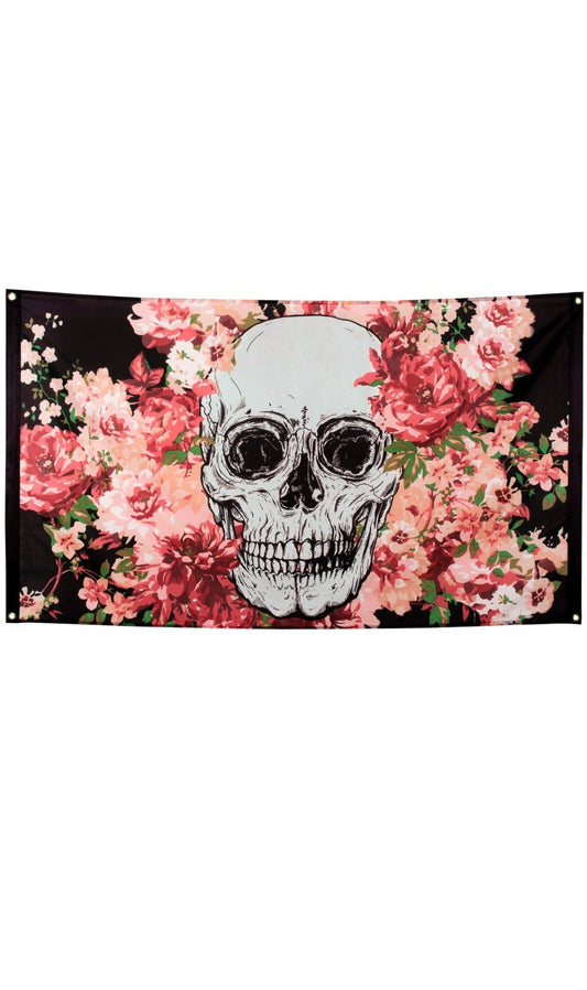 Bandeira de Catrina com Flores