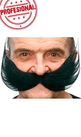 Bigode Preto Profissional 039-LH