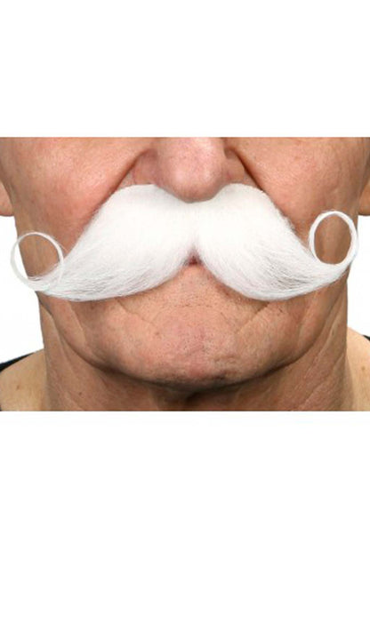 Bigode Branco Profissional 037-LG