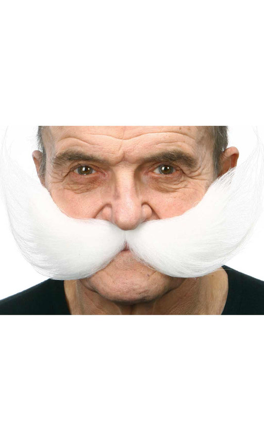 Bigode Branco Profissional 039-LG