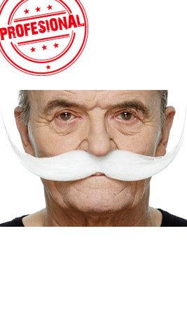 Bigode Branco Profissional 069-LG