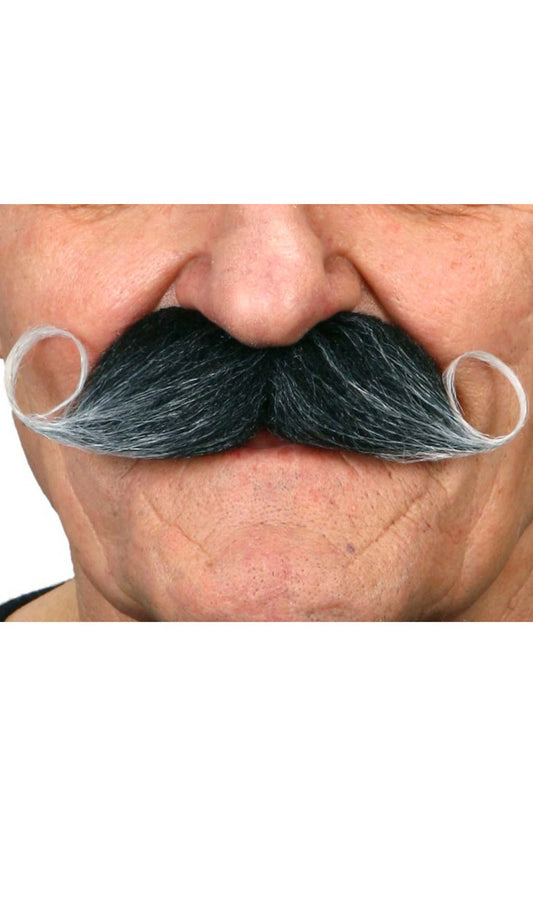 Bigode Profissional com Cabelos Brancos 037-LF