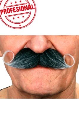 Bigode Profissional com Cabelos Brancos 037-LF