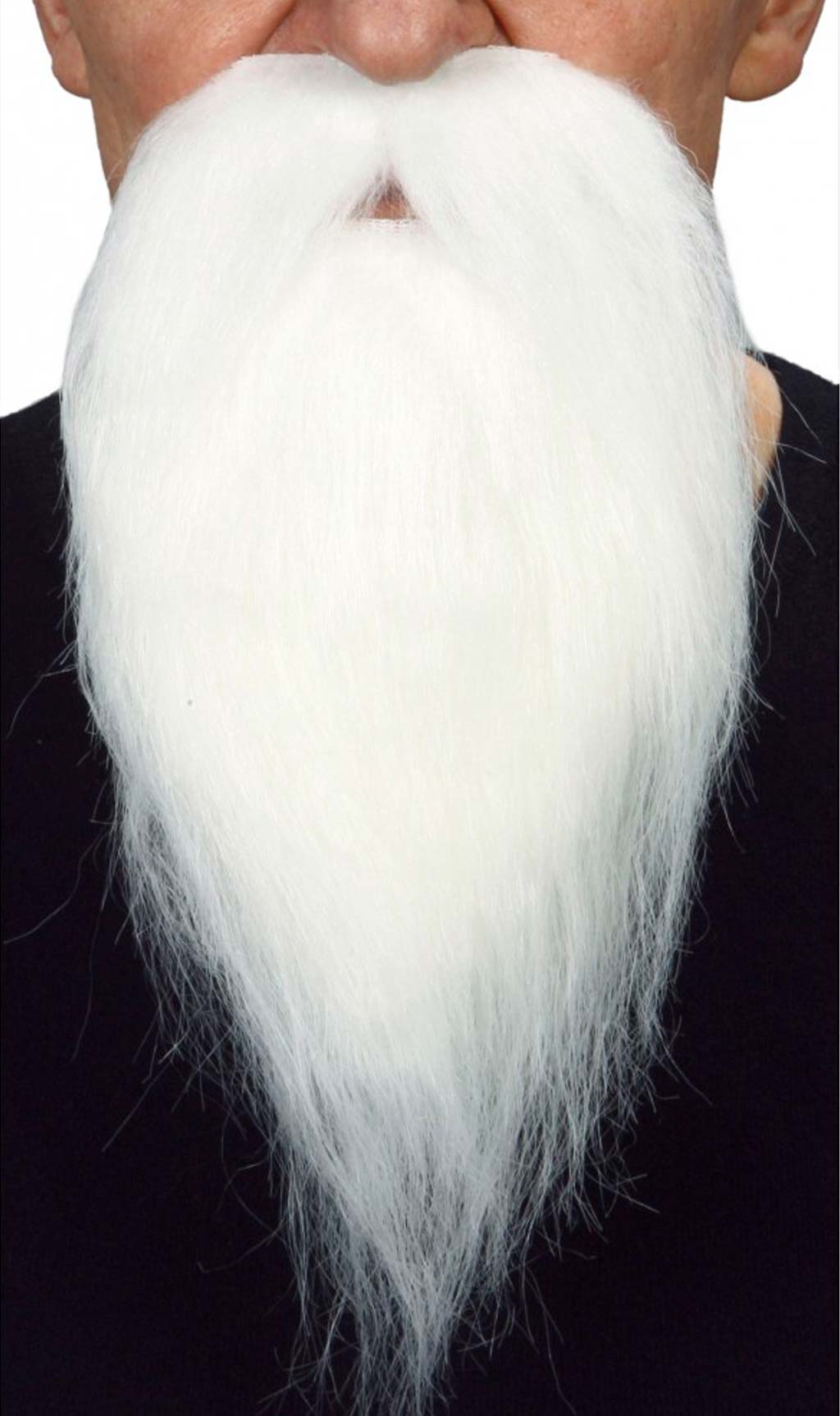 Bigode e Barba com Cabelos Brancos Profissional 034-LG