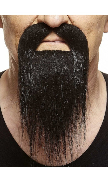 Bigode e Barba Preto Profissional 134-LH