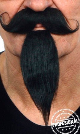 Bigode e Pera Preto Profissional 026-MF