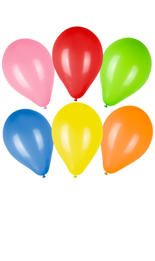 Saco com 100 Balões Coloridos