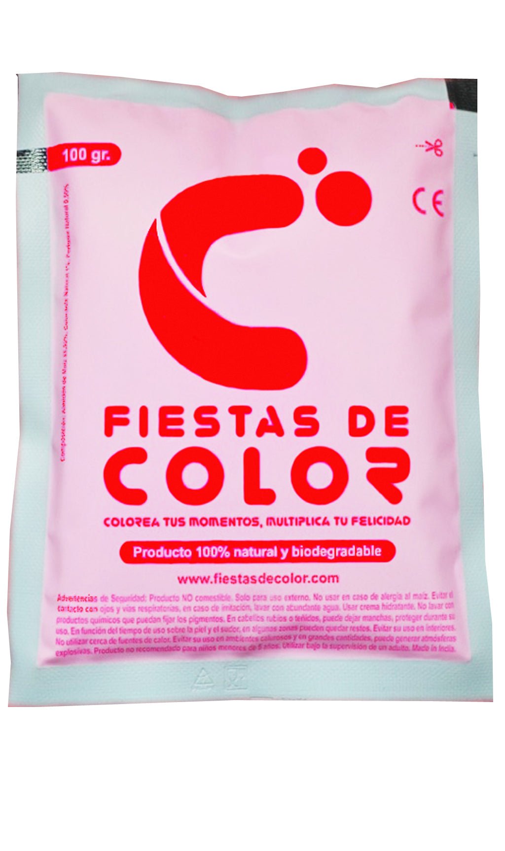 Saco de Pó Holi Vermelho