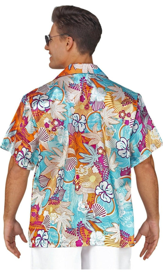 Camisa XL Havaiana de Flores
