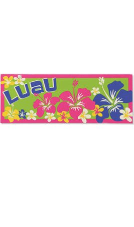 Cartaz de Luau com Flores