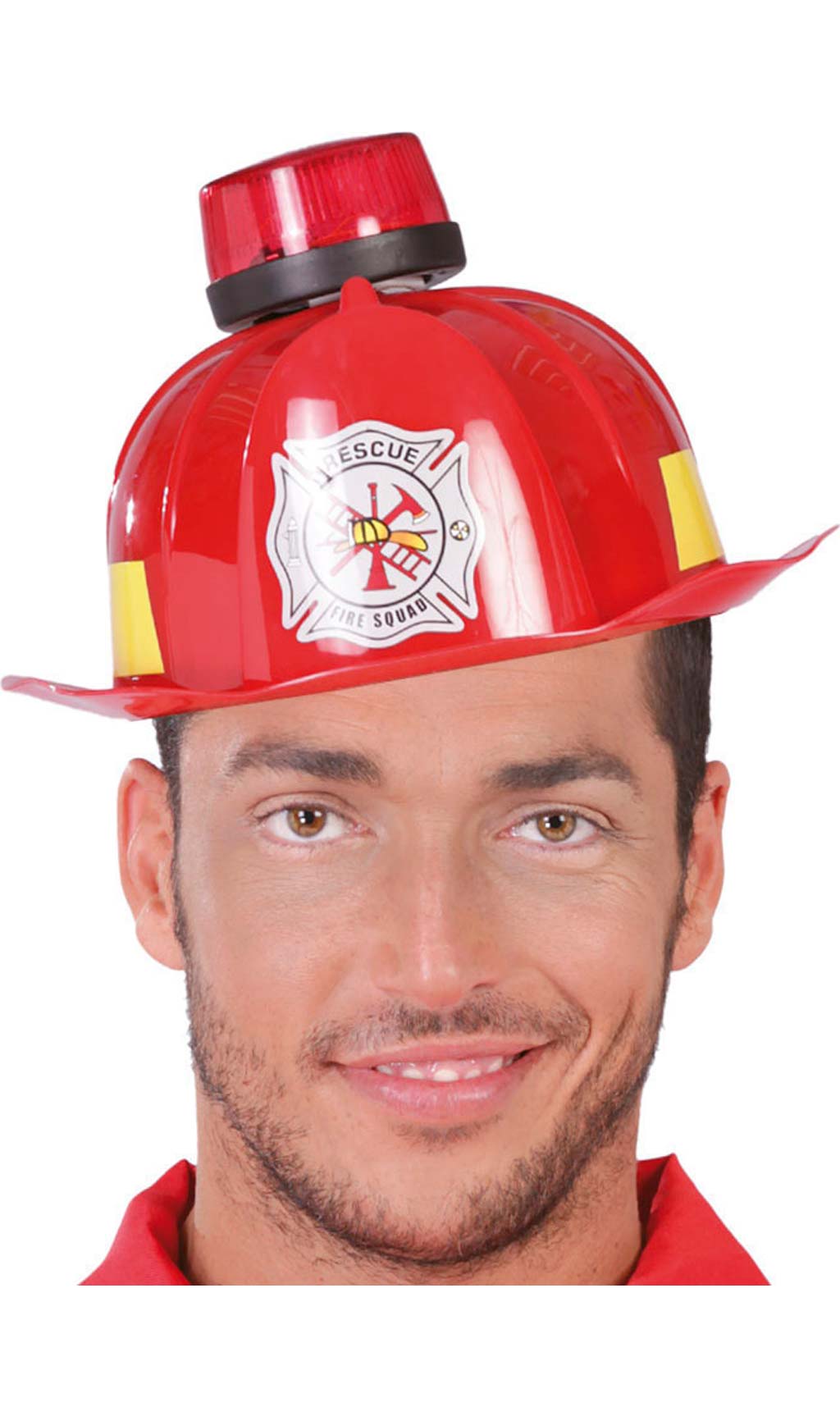 Capacete de Bombeiro com Sirene