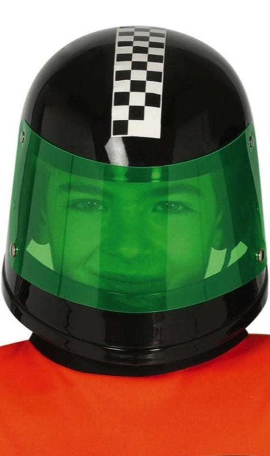 Capacete de Piloto Preto para criança