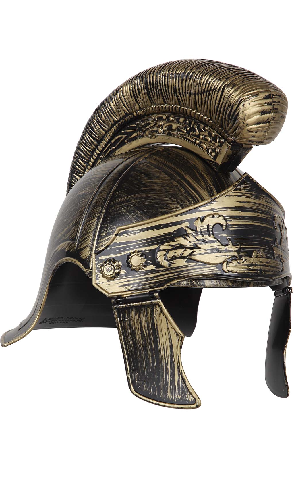 Capacete de Romano Dourado com Gradeamento