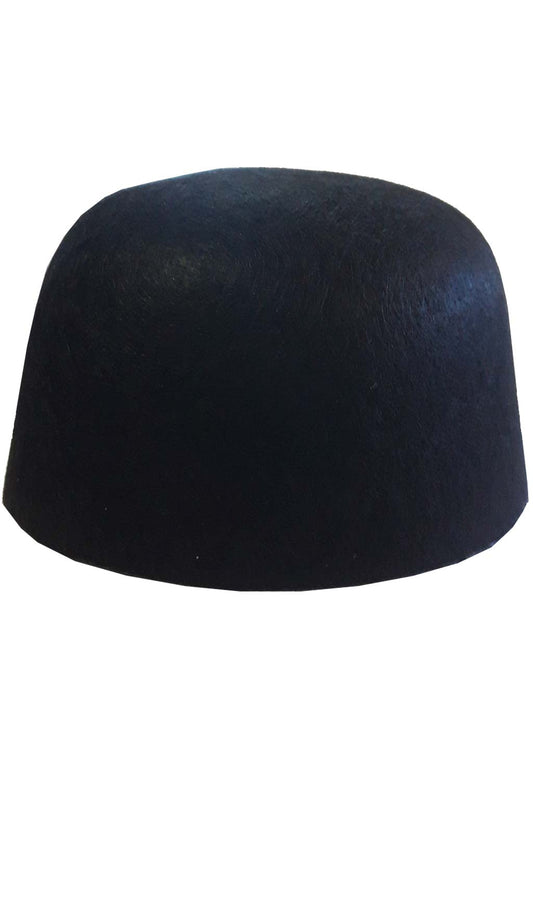 Casquete Preto em Feltro