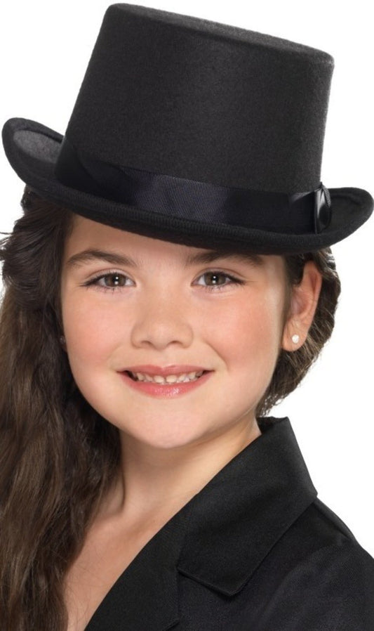 Cartola Deluxe Preta para criança