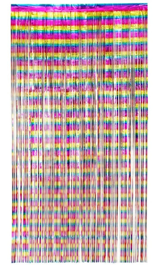 Cortina de Decoração Multicolorida