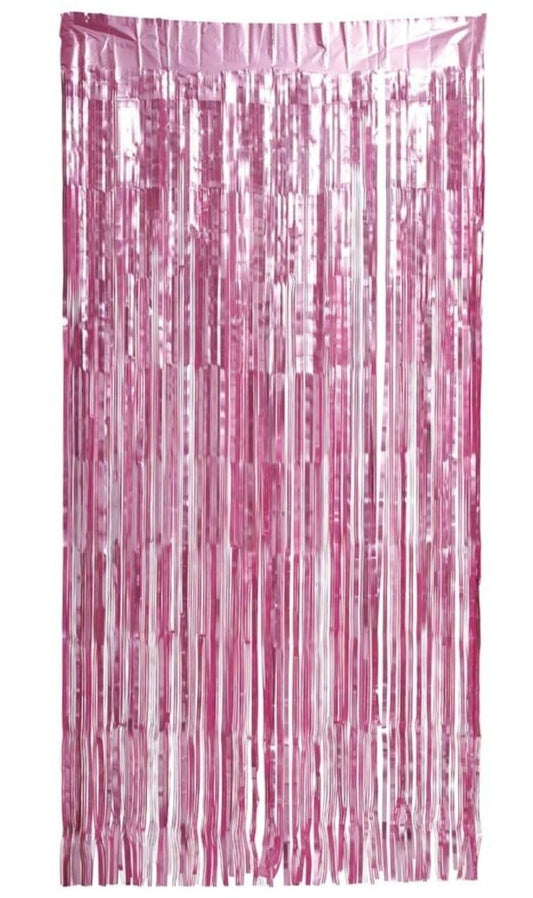 Decoração de Cortina Rosa