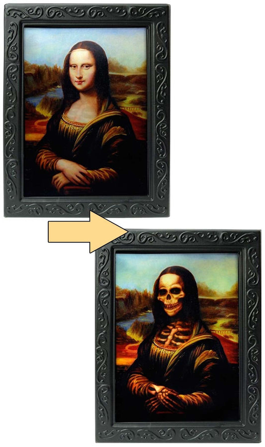 Quadro de Terror Monalisa pequeno