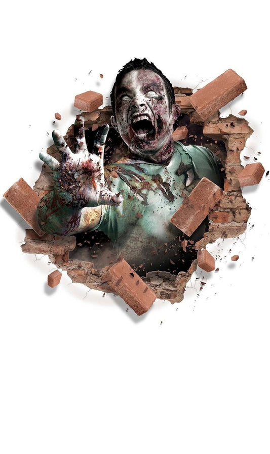 Decalque de Parede de Zombie