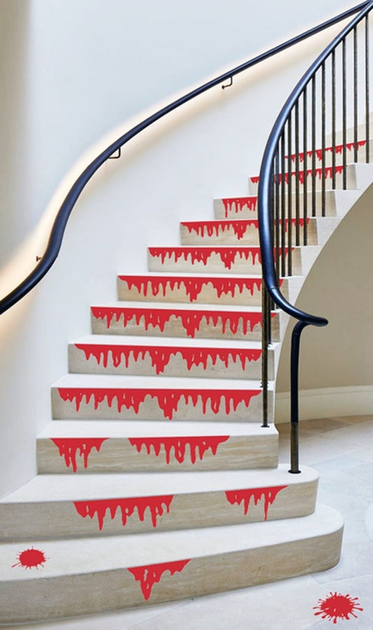 Decoração sangrenta para Escadas