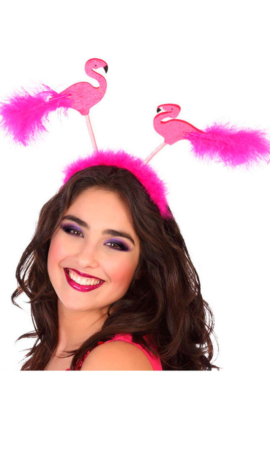 Diadema de Flamingos Rosa