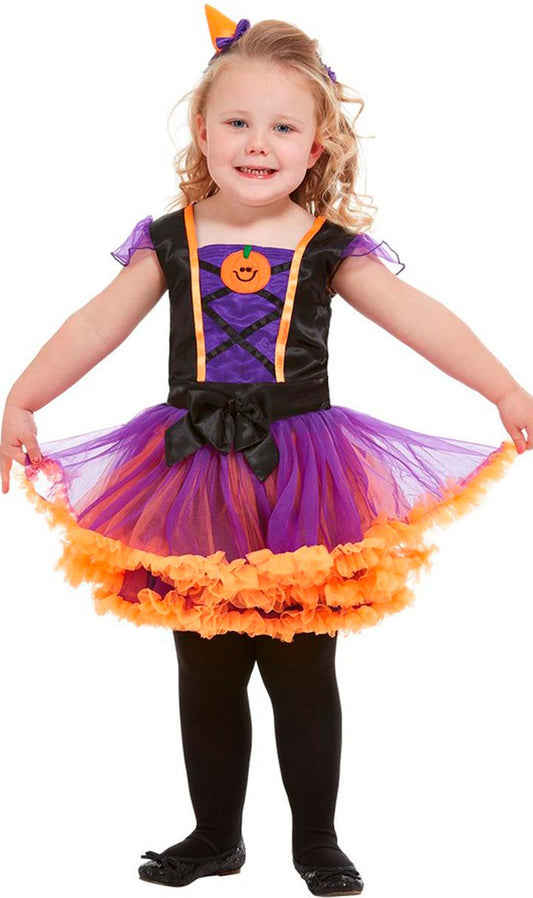 Disfraz de Bruja Pumpkin para niña I Don Disfraz