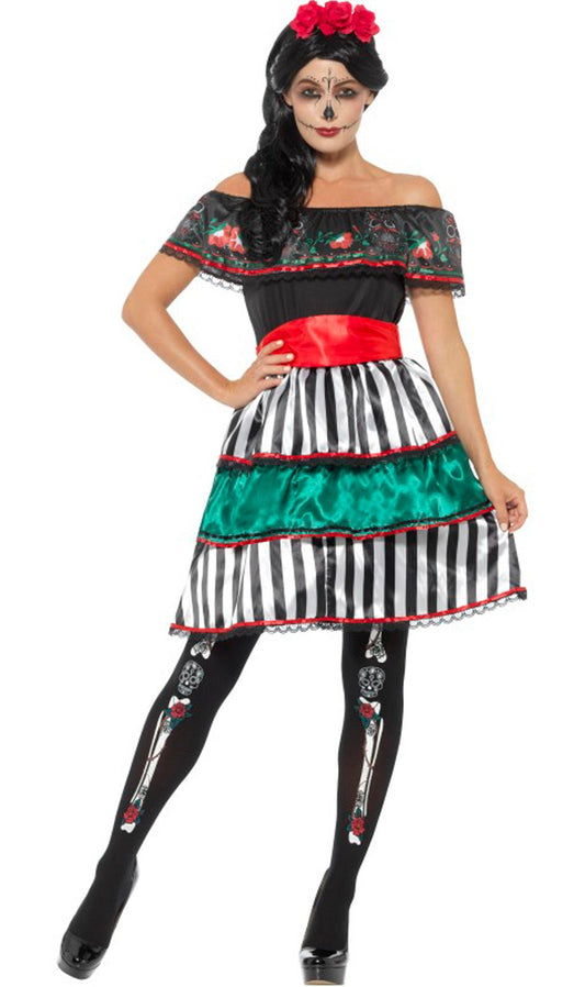 Disfraz de Catrina Mexicana para mujer I Don Disfraz