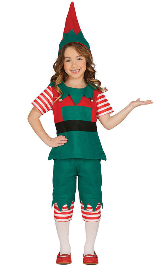 Disfraz de Elfo Navideño infantil I Don Disfraz