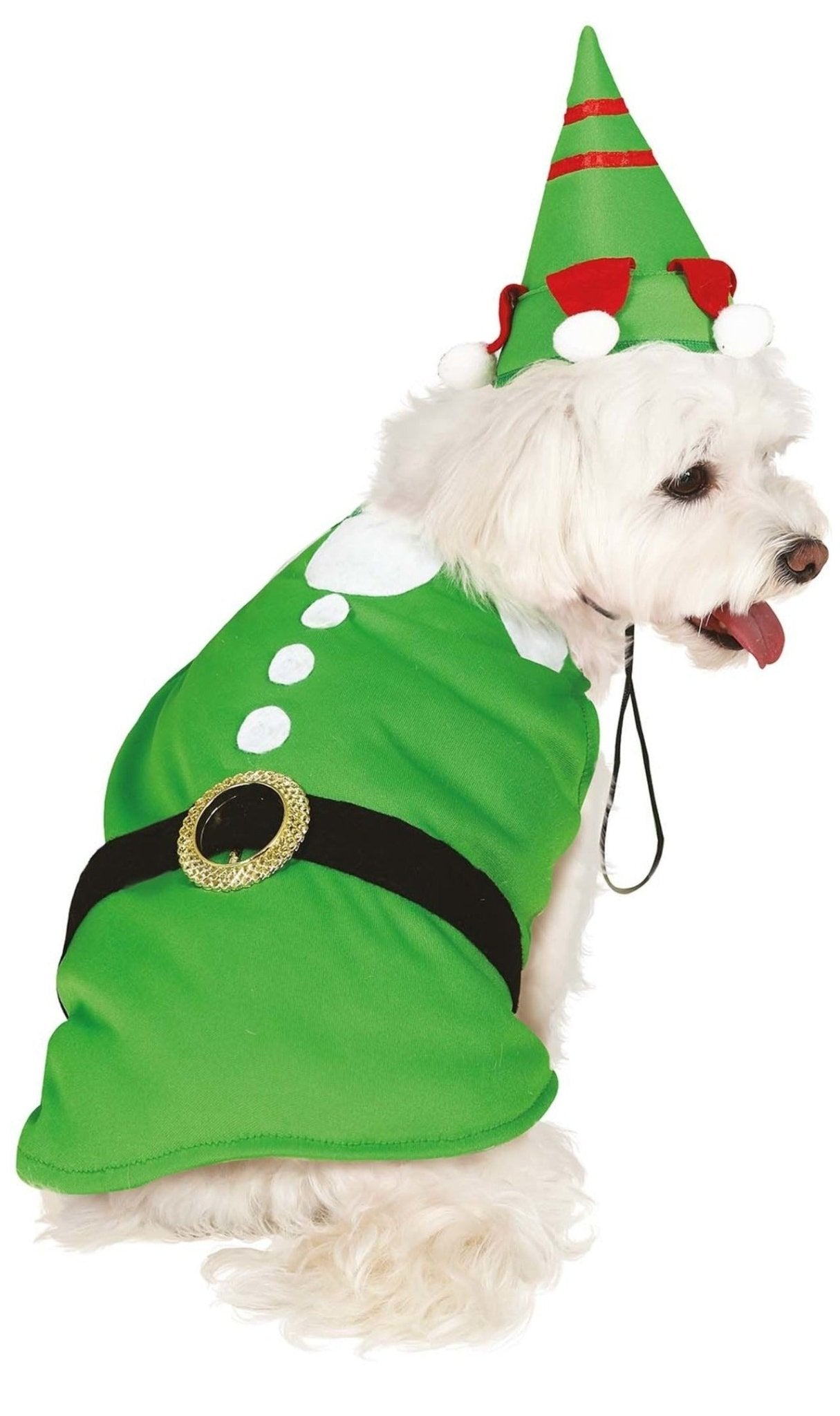 Disfraz de Elfo Navideño para mascota I Don Disfraz