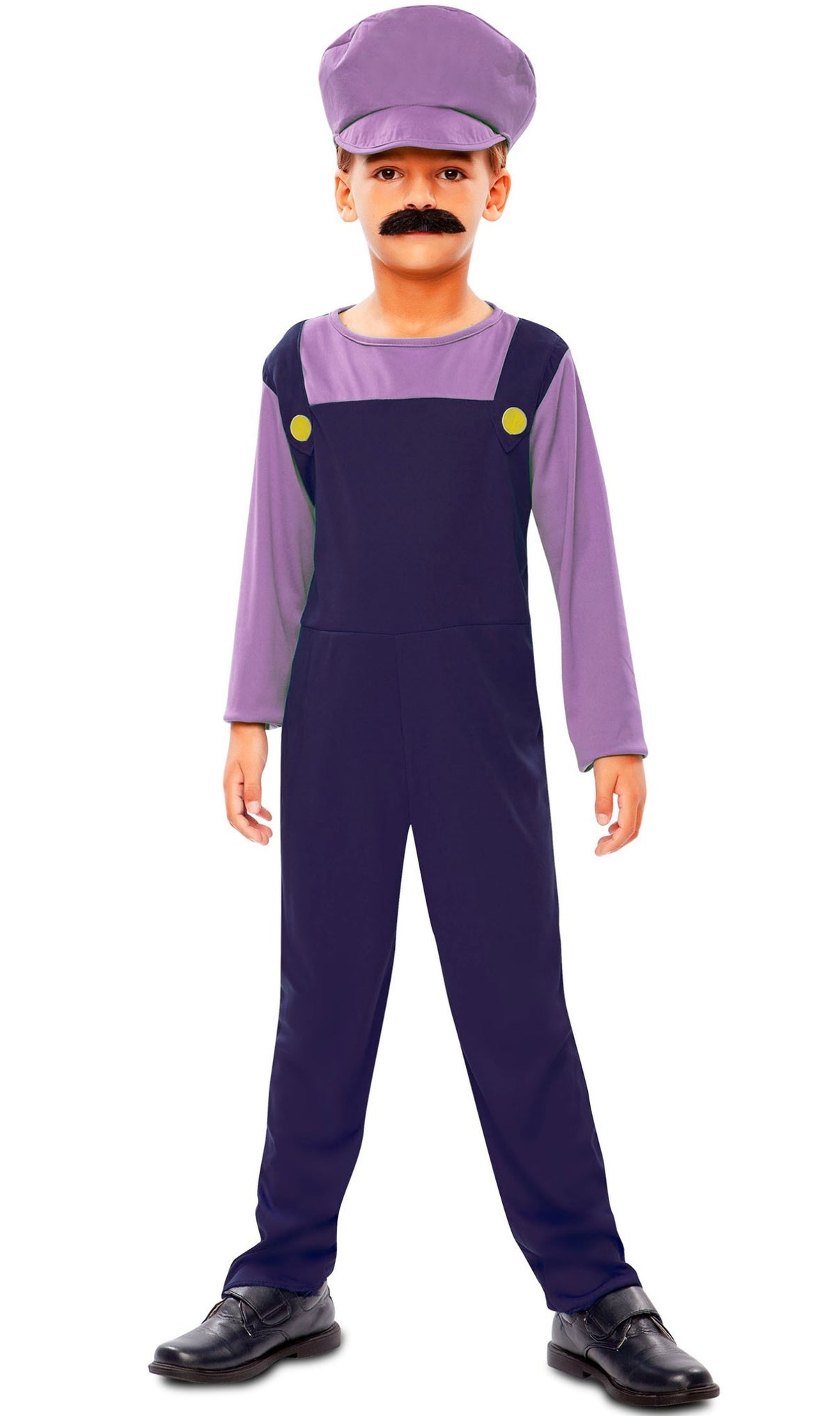 Disfraz de Fontanero Waluigi infantil I Don Disfraz