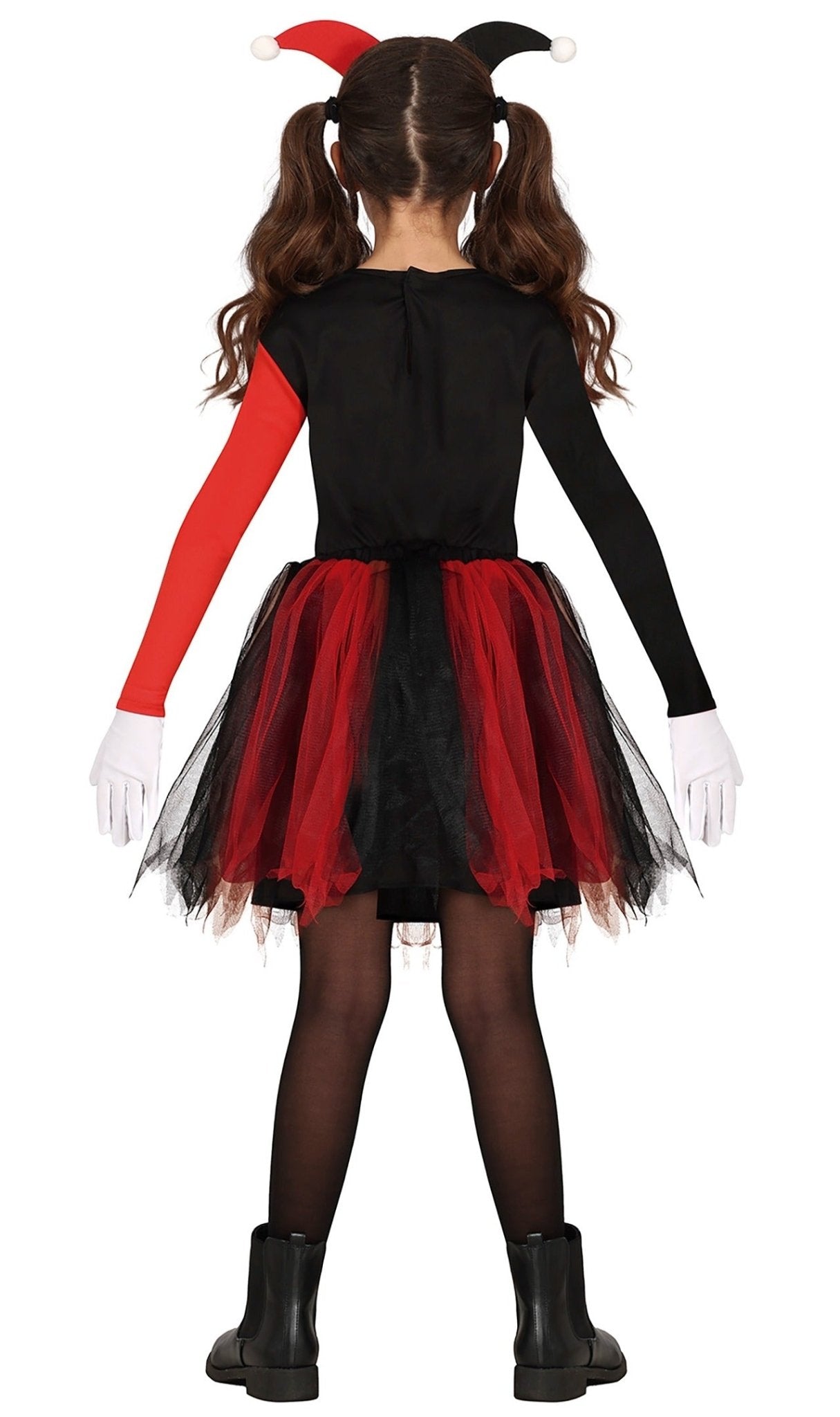Collant arlequin rouge/noir - Collant - Halloween