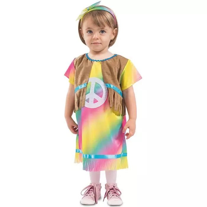 Fato de Hippie Colorido para bebé