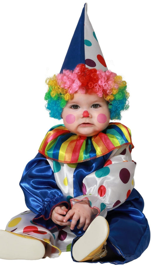 Disfraz de Payaso Multicolor para bebé I Don Disfraz