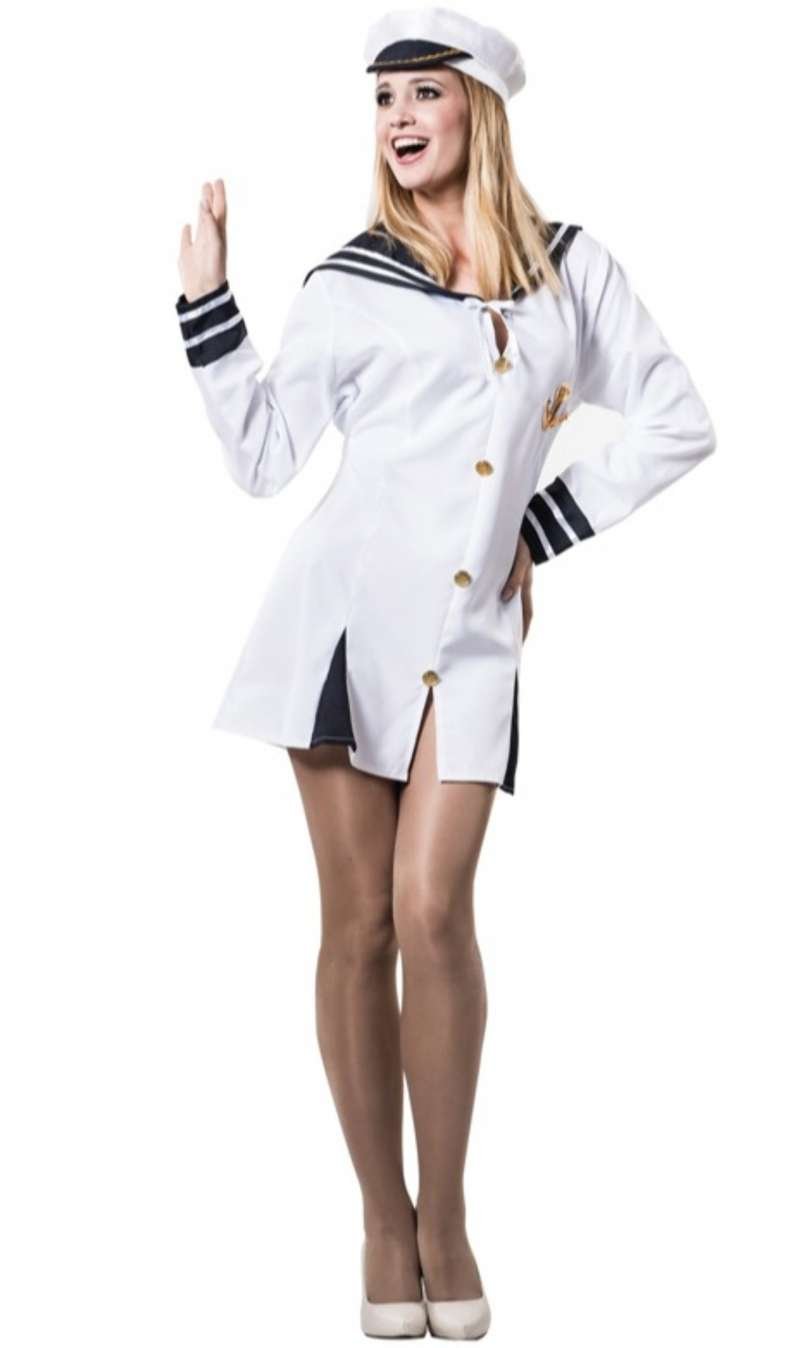 Disfraz Uniforme de Marinera para mujer I Don Disfraz