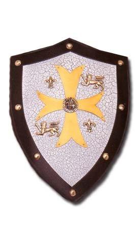 Escudo de Cavaleiro Templário Deluxe
