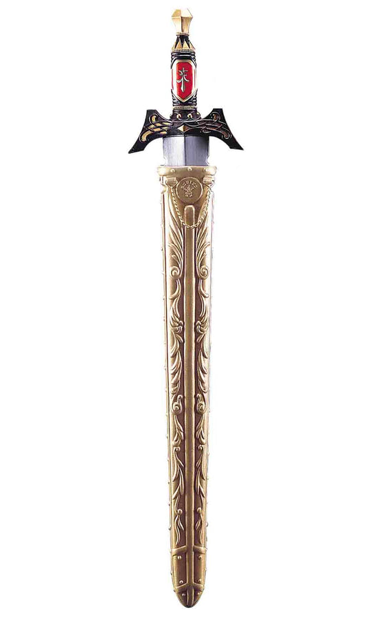 Espada Medieval com Gravação com Coldre