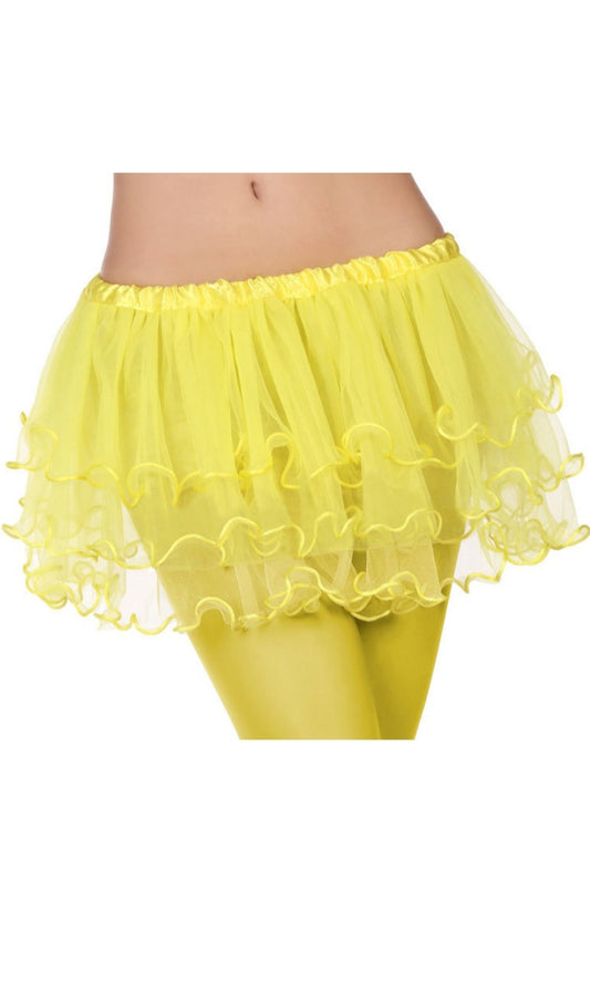 Saia de Tutu Amarelo