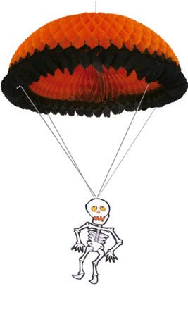 Lanterna de Esqueleto com Paraquedas
