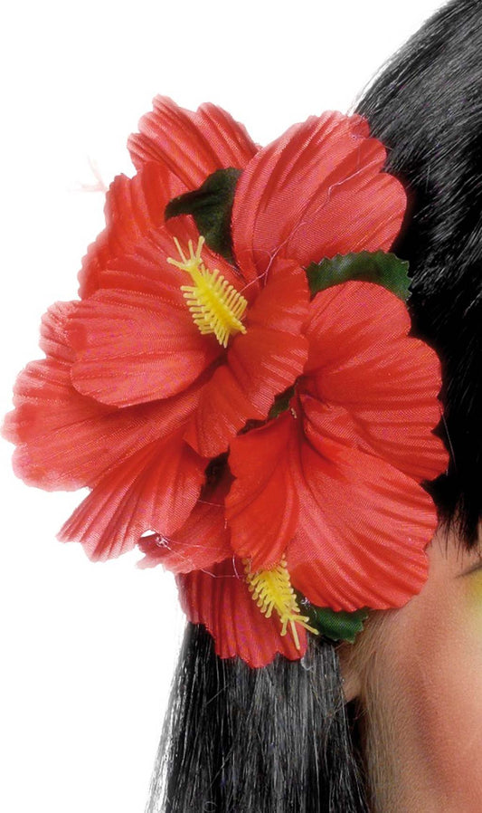Flor Havaiana Vermelha