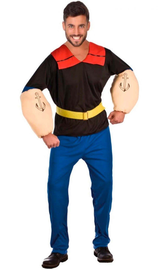 Disfraz de Popeye Forzudo para hombre I Don Disfraz